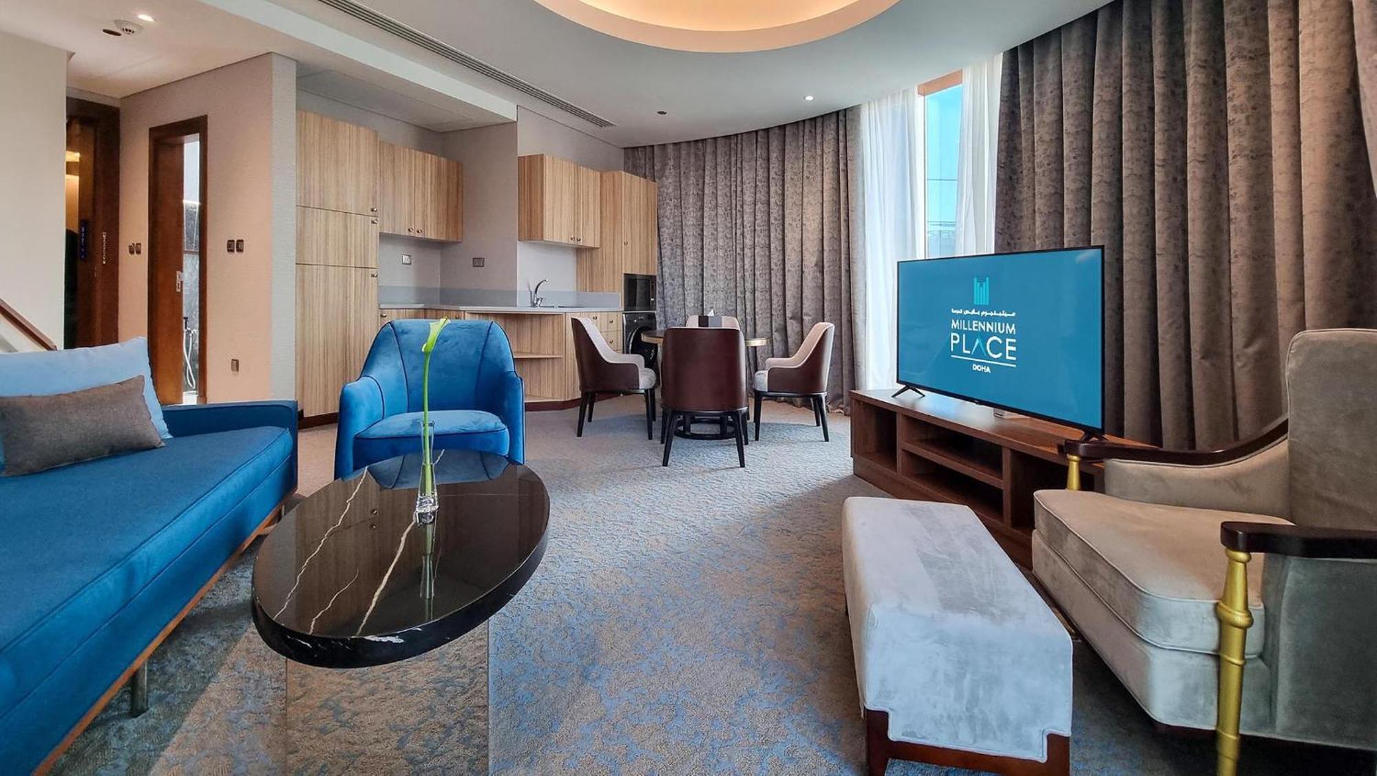Millennium Place 도하 외부 사진 A suite at the hotel